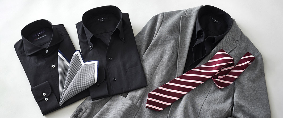 黒シャツ/ブラックシャツ/ワイシャツ/Yシャツ