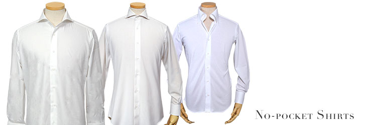 ポケット無しシャツ/ワイシャツ/Yシャツ