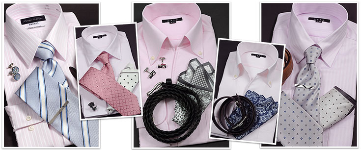 ピンクシャツ/ワイシャツ/Yシャツ