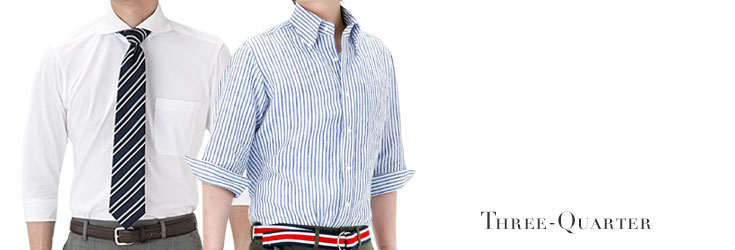 七部袖シャツ/ワイシャツ/Yシャツ