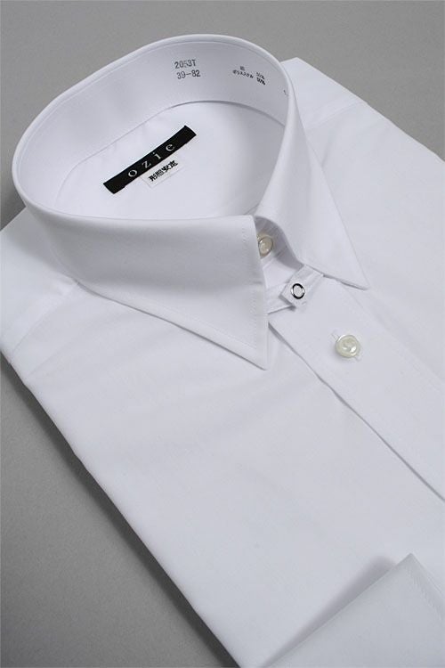 ワイシャツ・カッターシャツ 2053T-WHITE-衿3
