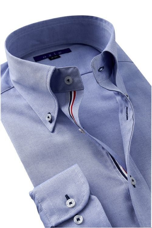 オックスフォードシャツ  8012-L09A-2-BLUE