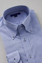 オックスフォードシャツ 衿2 8012-L09A-2-BLUE
