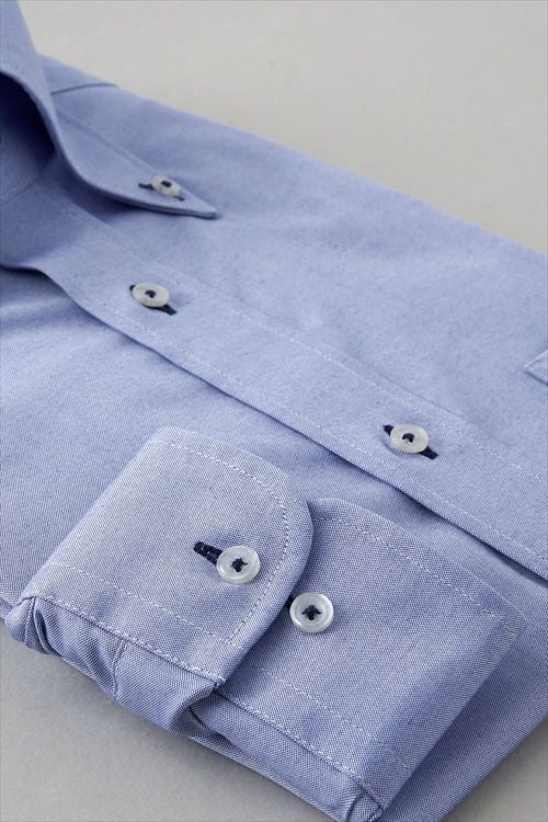 オックスフォードシャツカフス  8012-L09A-2-BLUE