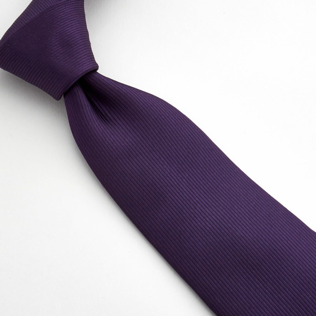 TIEYOURTIE タイユアタイ セッテピエゲ仕様 無地 パープル ネクタイ 着こなしを彩るネクタイ NP-003-PURPLE