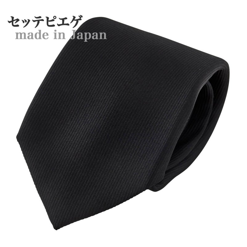セッテピエゲ・ネクタイ  NP-007-BLACK