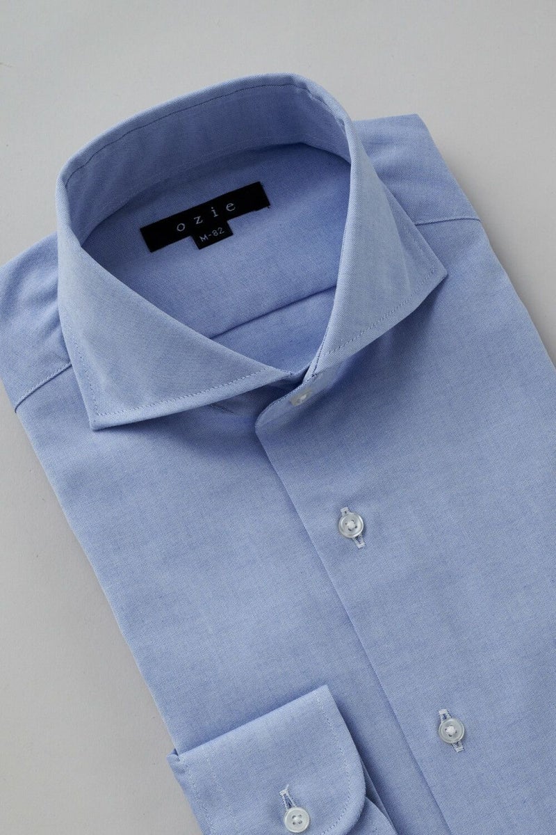 ワイシャツ Yシャツ 衿3　8070-H06A-2-BLUE