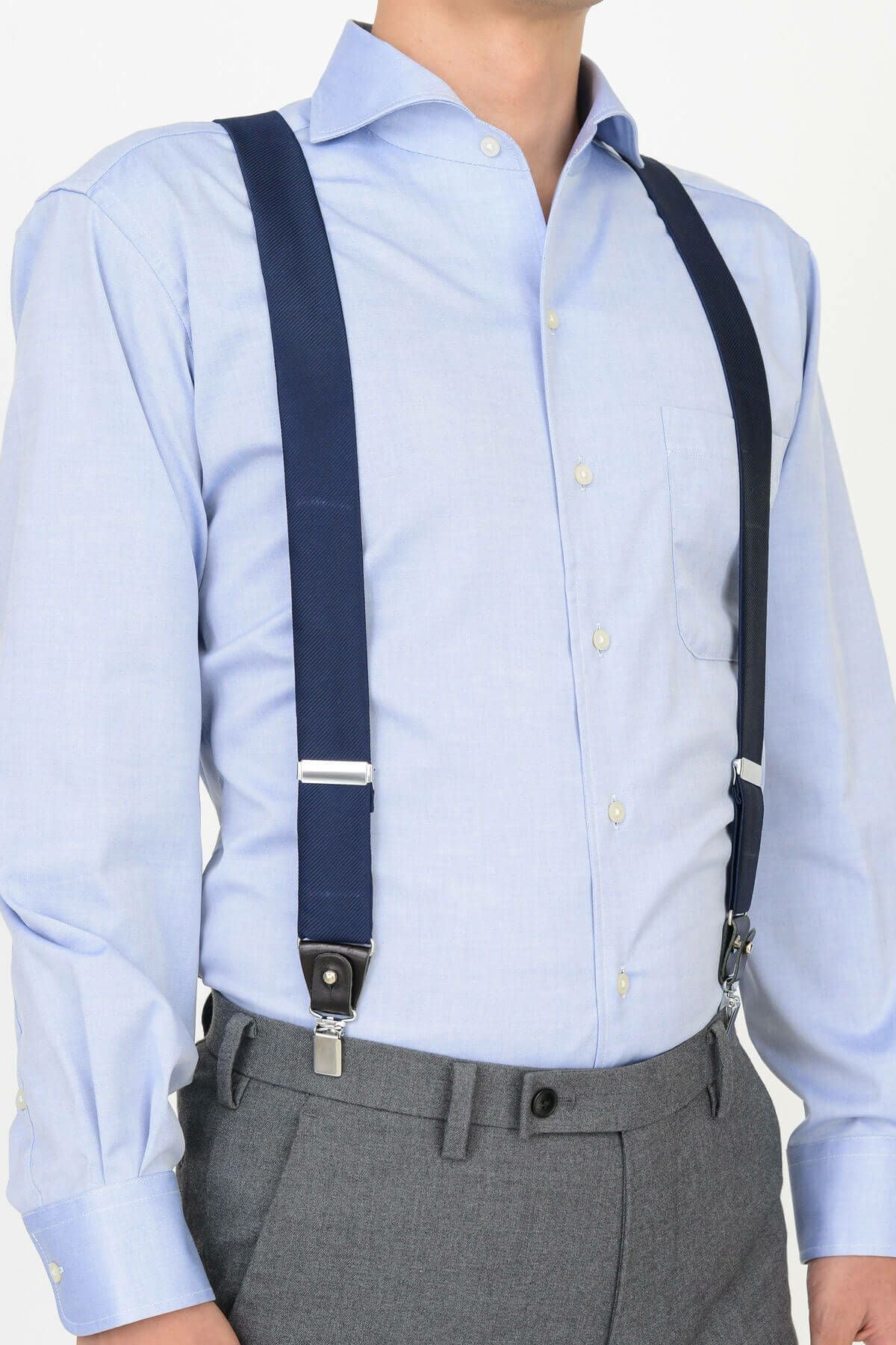 ビジネスから結婚式までメンズ小物 SP-102-NAVY