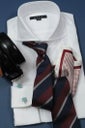 からみ織りシャツ コーディネート2　8070-I03F-WHITE