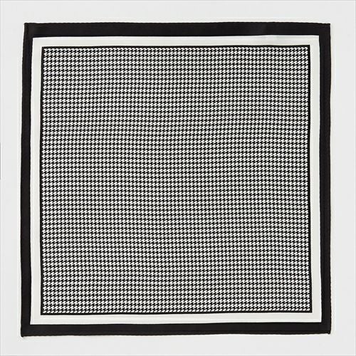 ポケットチーフ　全体　CH-D-012-BLACK