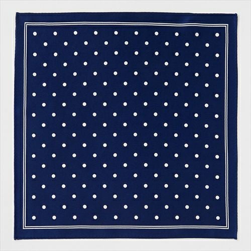 ポケットチーフ 全体 CH-D-006-NAVYBLUE