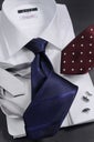 セッテピエゲ・ネクタイ  NP-017-NAVYBLUE1-コーディネートイメージ