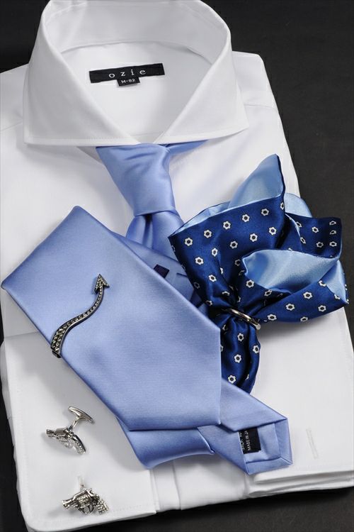 着こなしを彩るネクタイ NP-026-SAXBLUE