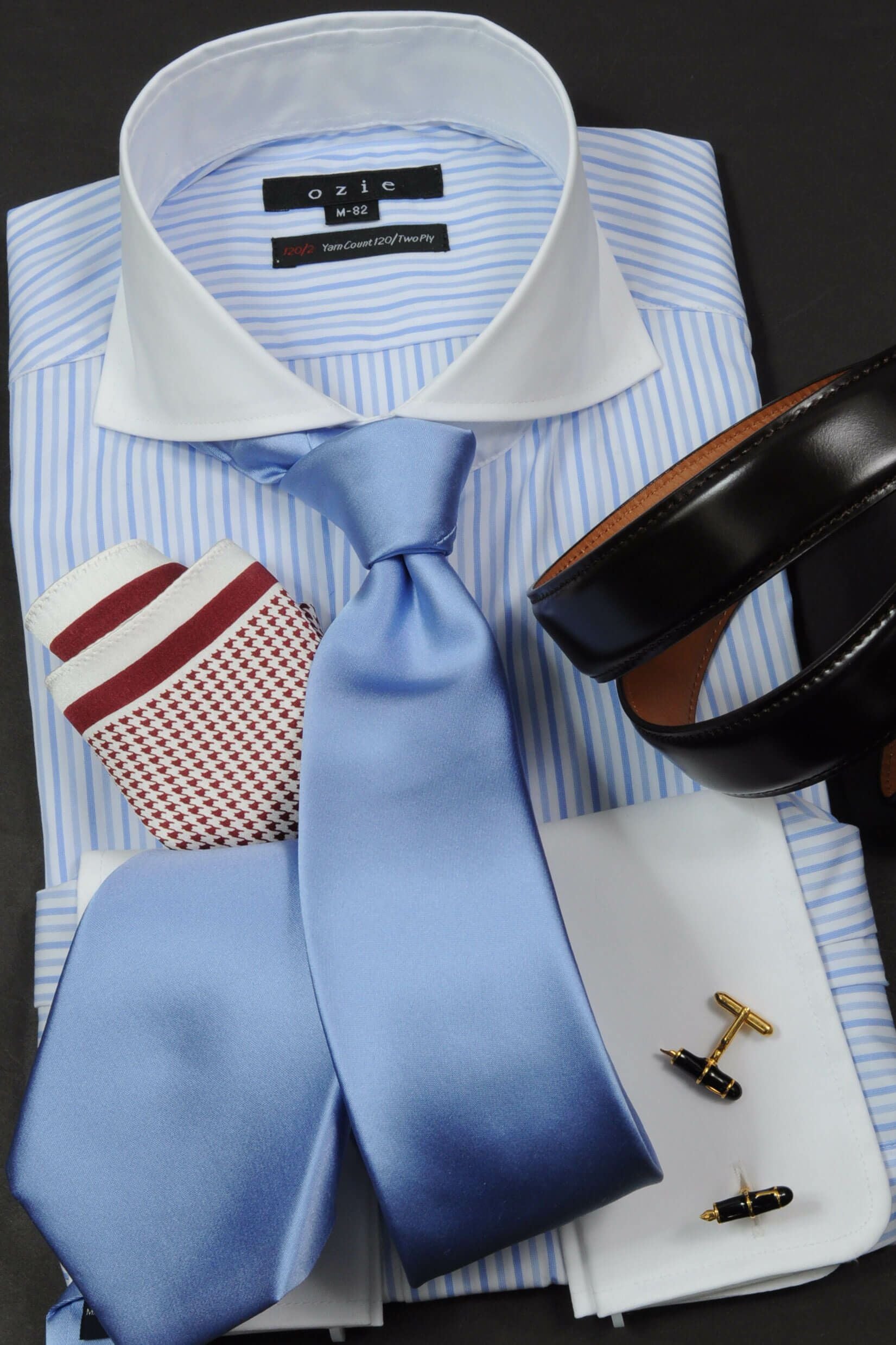 着こなしを彩るネクタイ NP-026-SAXBLUE