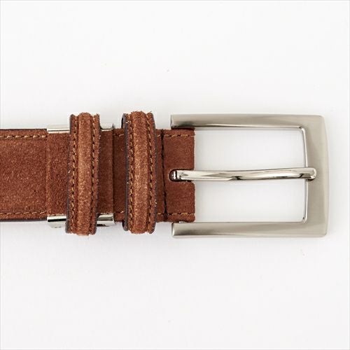 スエードベルト バックル KE21328-36-BROWN
