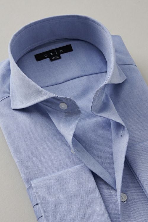 ワイシャツ 8006-S05B-BLUE-衿2
