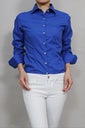 レディースシャツ 正面4 6271R-4-BLUE