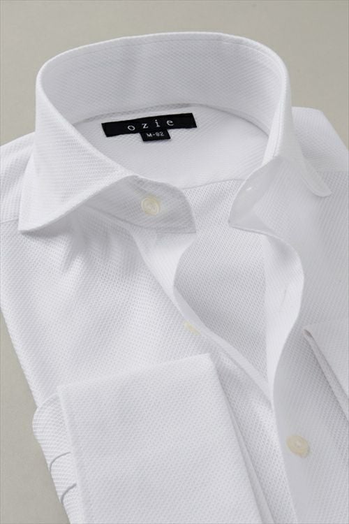 ワイシャツ8006-G03A-WHITE衿２