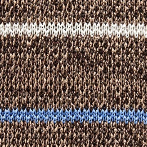 ニットタイ NK-032-BROWN 生地