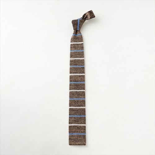 ニットタイ NK-032-BROWN 全体