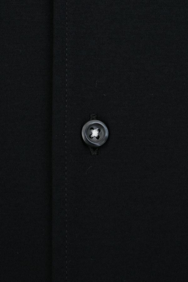 ニットシャツ 8054-G09C-BLACK 生地