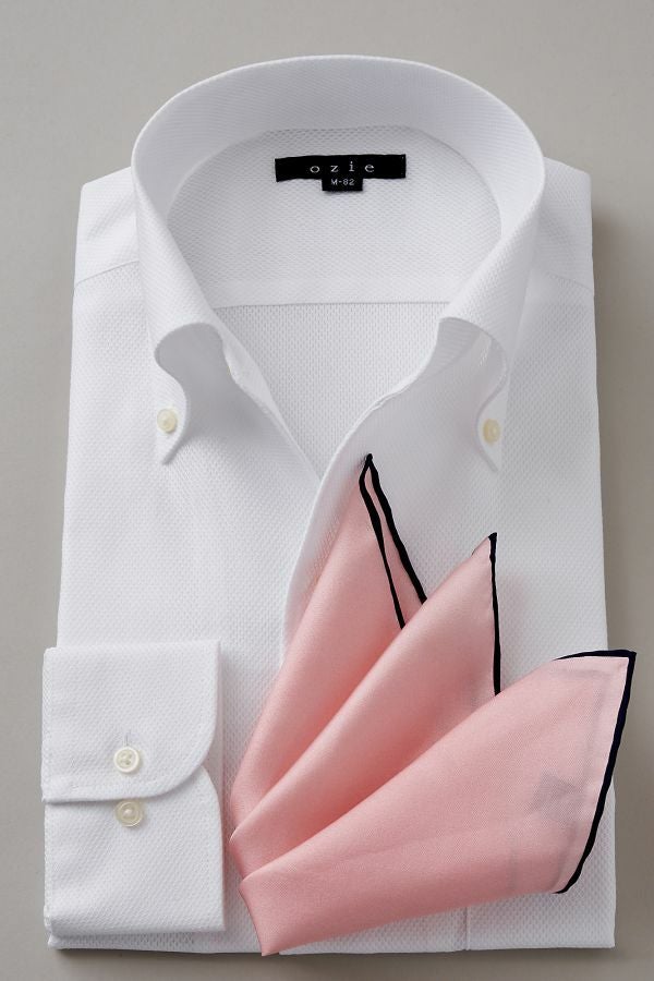 styling/ イタリーオーガンザ ドレスシャツ  ホワイト ドレスシャツ,スリムフィット,ホワイト無地,カラミ「ITAL STYLE SHIRT