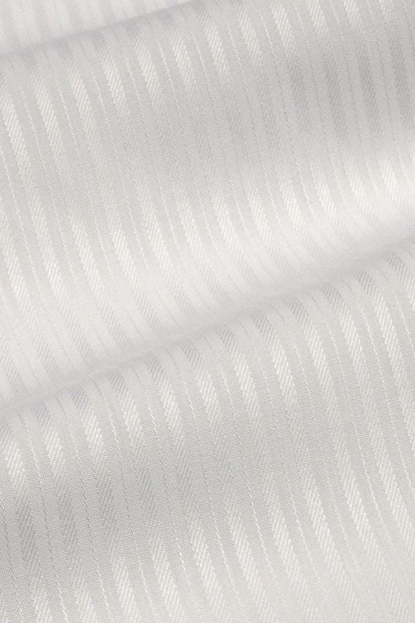 レディースシャツ　6071-G10-3-WHITE-生地