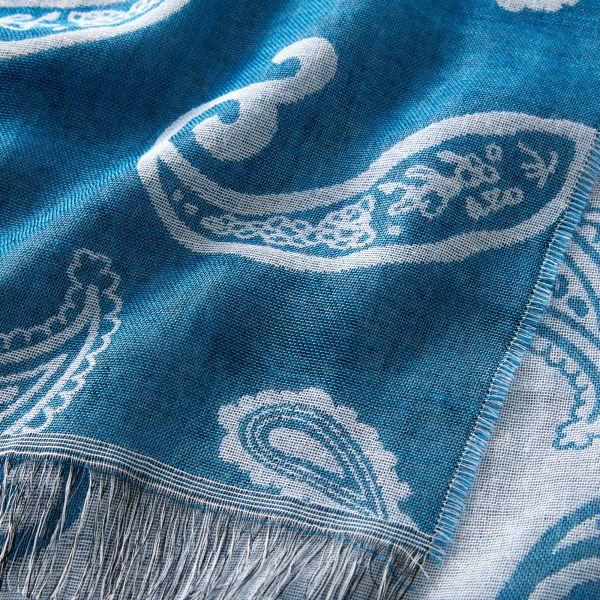 ストール MS-Q-KEM2122-24-SAXBLUE