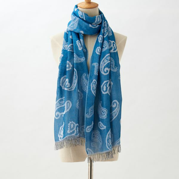 ストール MS-Q-KEM2122-24-SAXBLUE