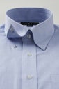 ワイシャツ 8076-E07B-BLUE-衿1