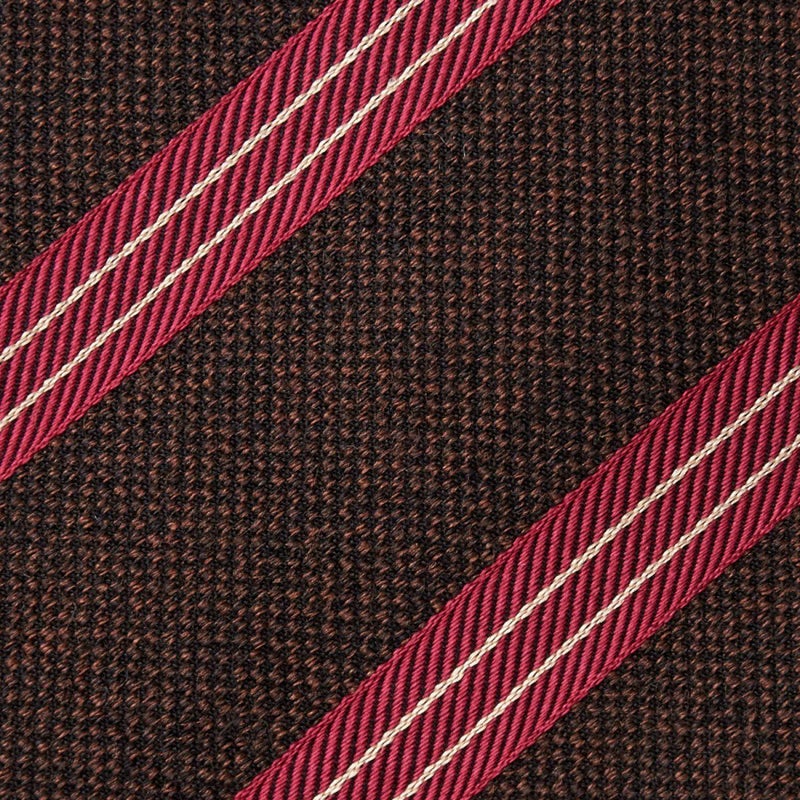 ネクタイ NI-329-BROWN-生地