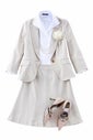 レディース 6051-K01-WHITE-コーディネート1