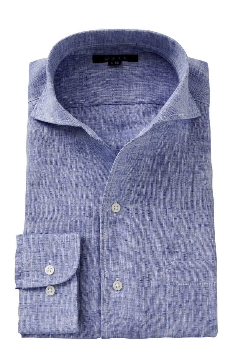 ワイシャツ 8045A-U03B-BLUE