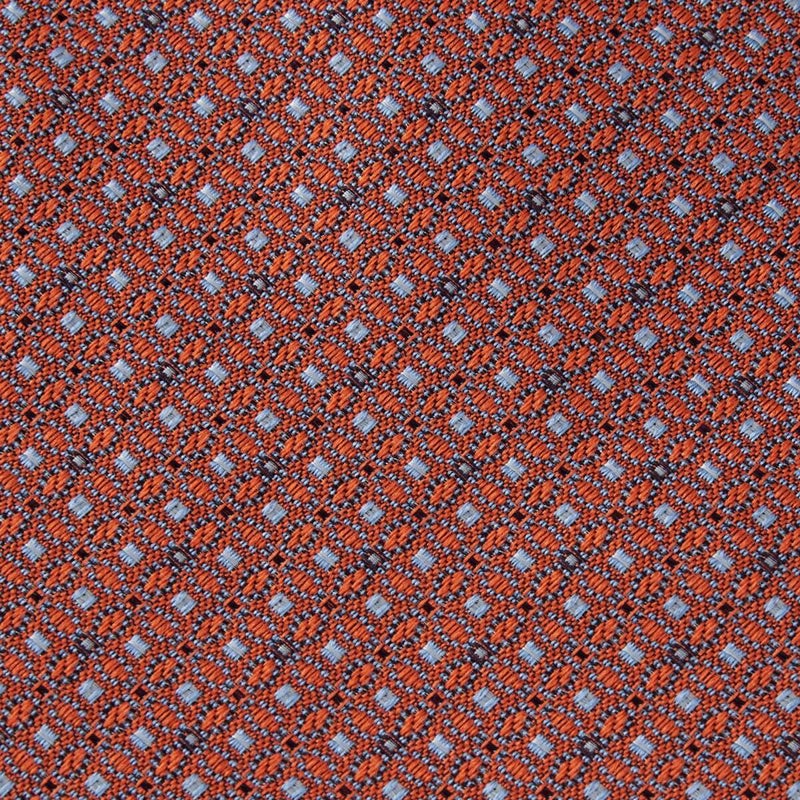 ネクタイ NI-345-ORANGE-生地