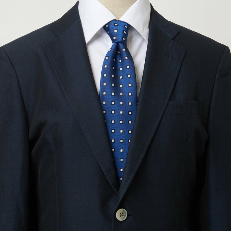 ネクタイ NJ-U04-11-BLUE-コーディネート
