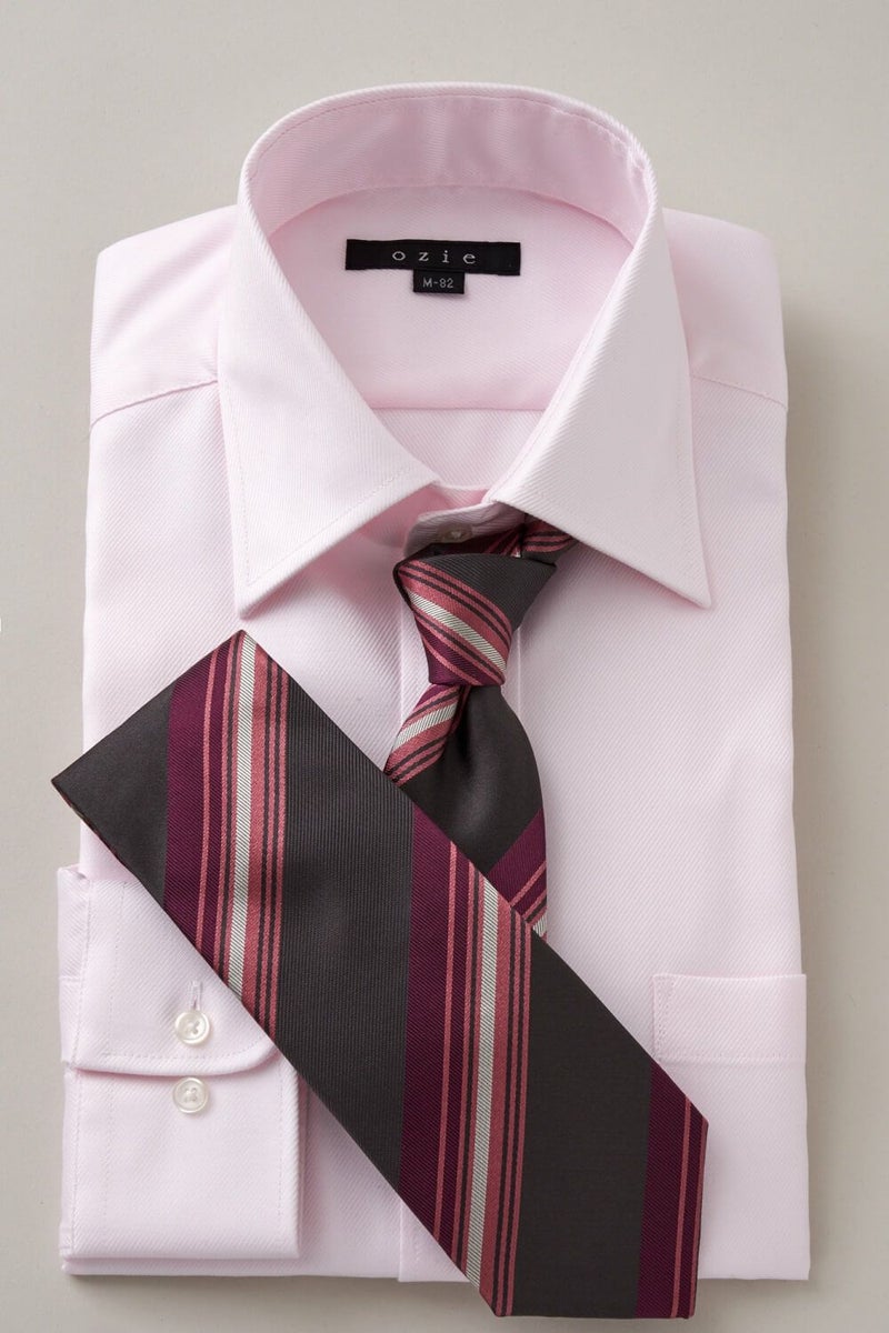 ワイシャツ 8023-U09C-PINK-コーディネートイメージ