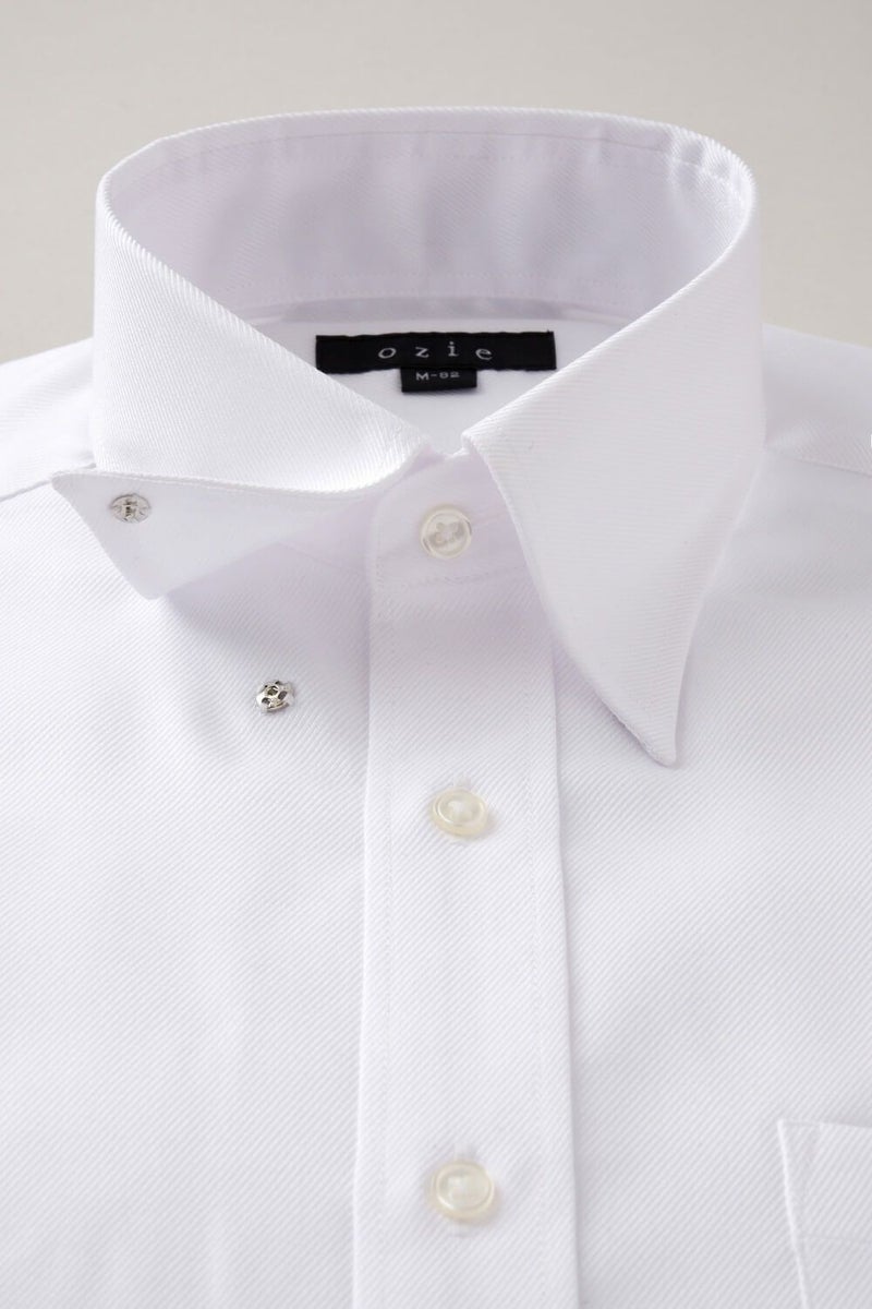 ワイシャツ 8076-U09A-WHITE-衿1