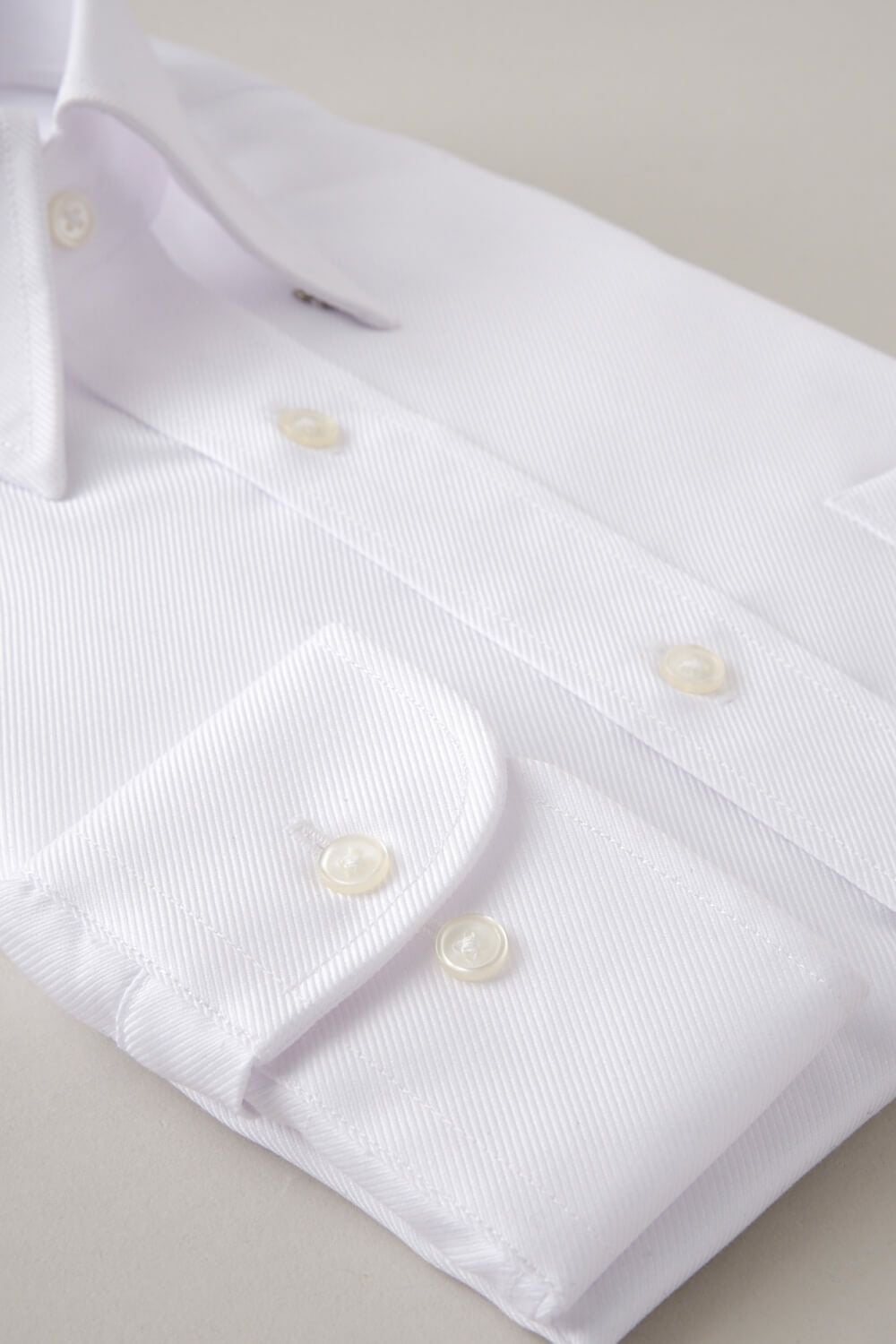 ワイシャツ 8076-U09A-WHITE-カフス