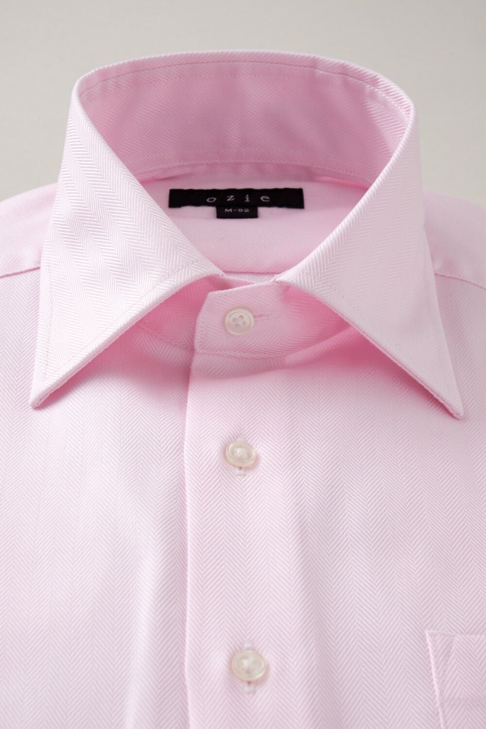 ワイシャツ 8004-U09B-PINK-衿1