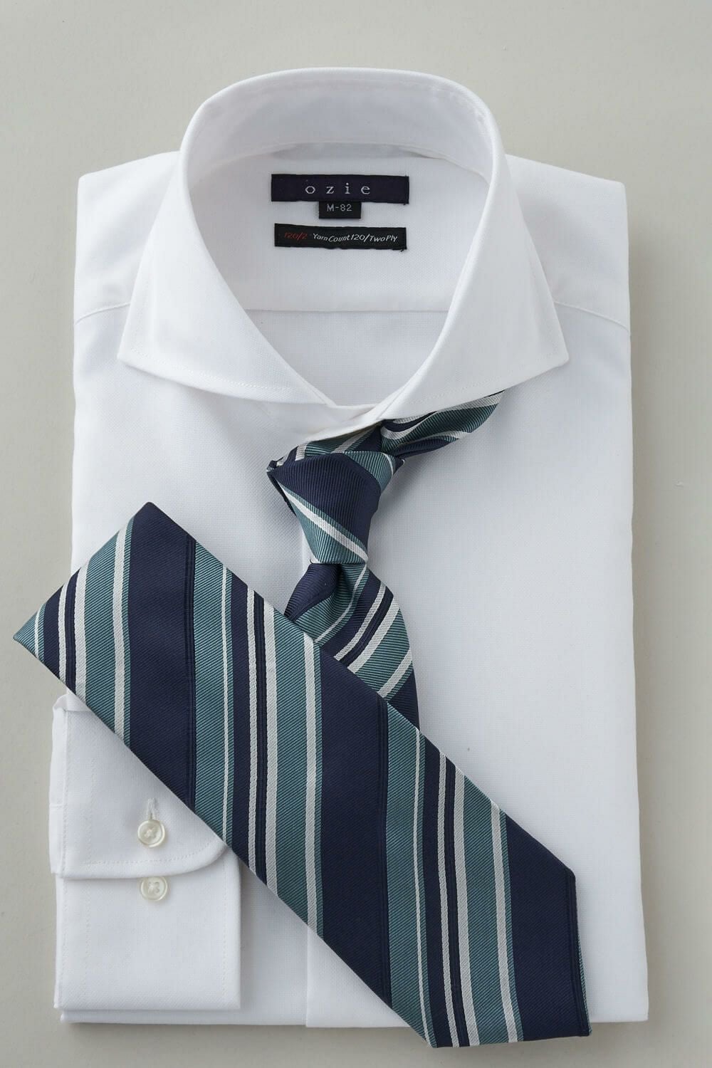 メンズワイシャツ・カッターシャツ 8070P-A10B-WHITE