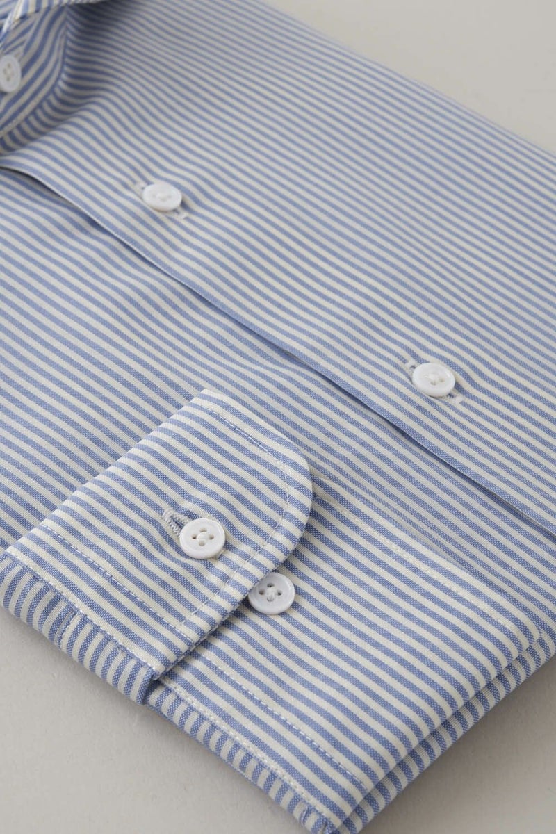 ワイシャツ 8014W-U10B-SAX-カフス