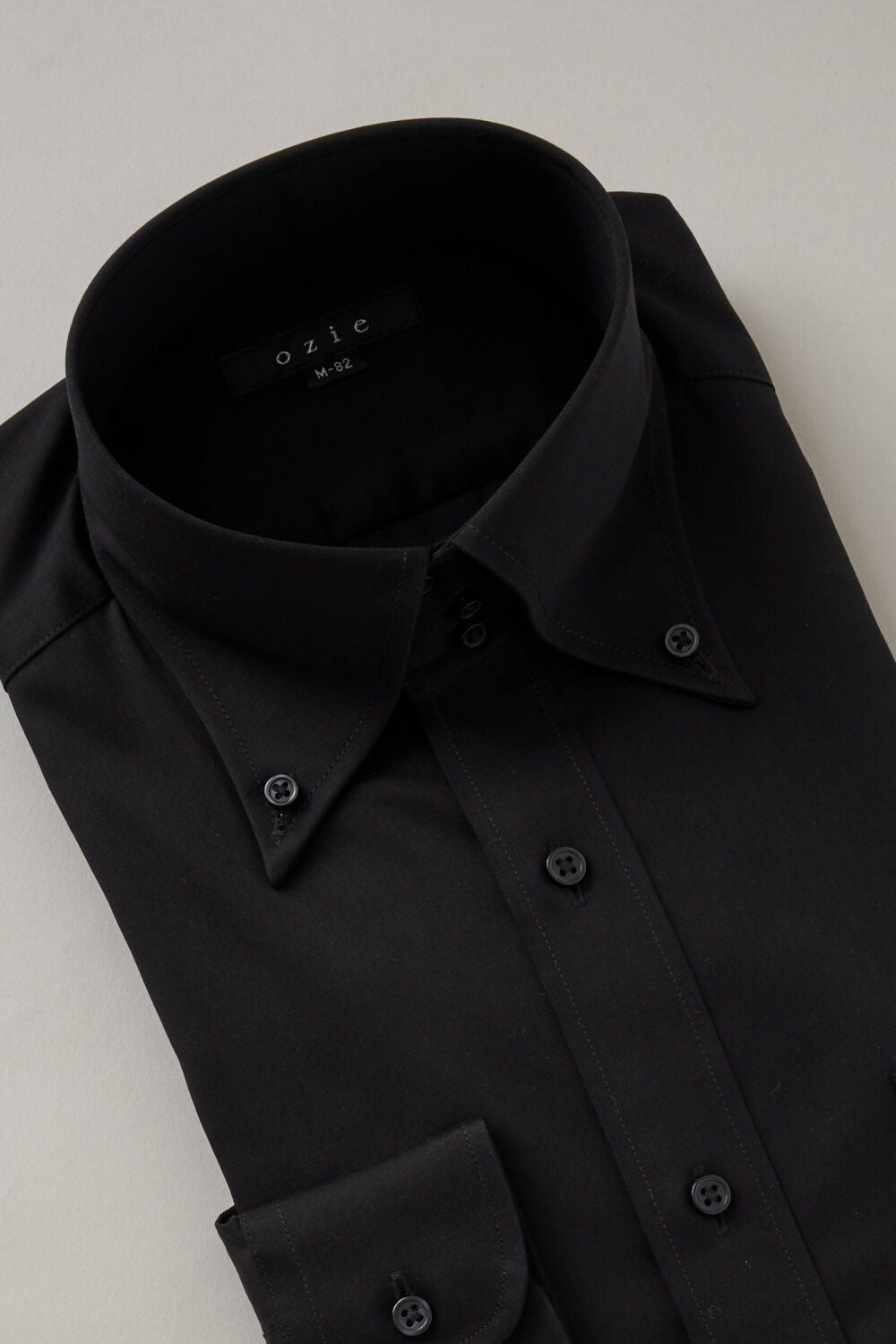 ワイシャツ 8058-U11A-BLACK-衿3