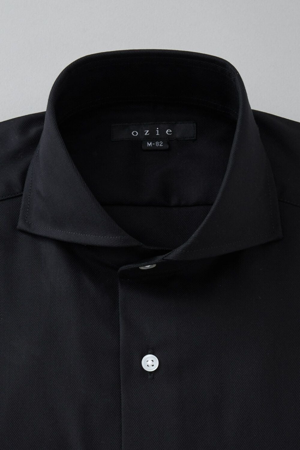 ワイシャツ 8070-U10A-BLACK-衿1