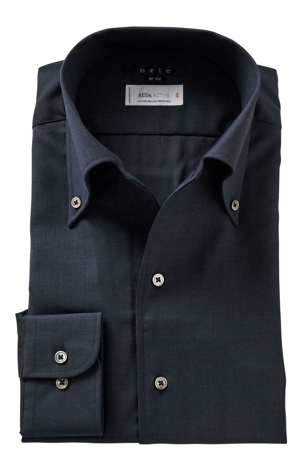 メンズワイシャツ・カッターシャツ 8054W-R11A-BLACK