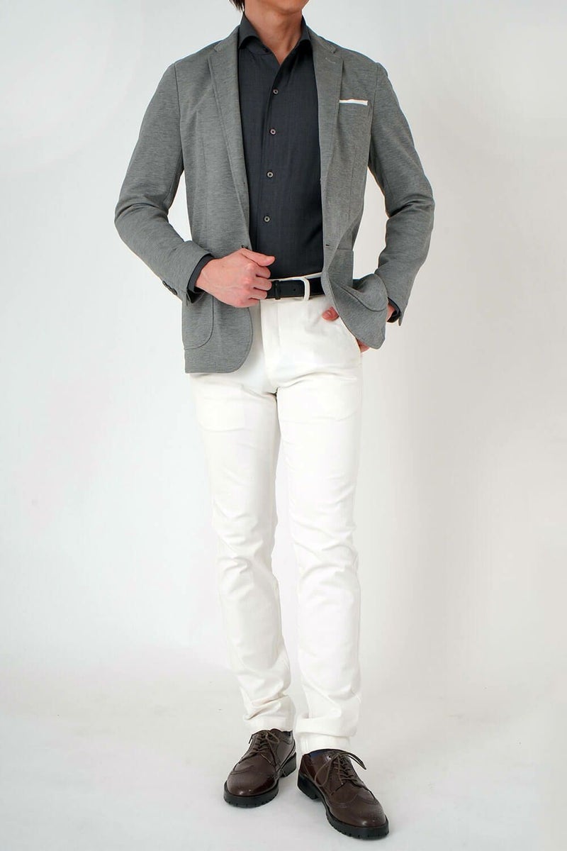 ワイシャツ 8055W-R01B-GRAY-コーディネートイメージ2