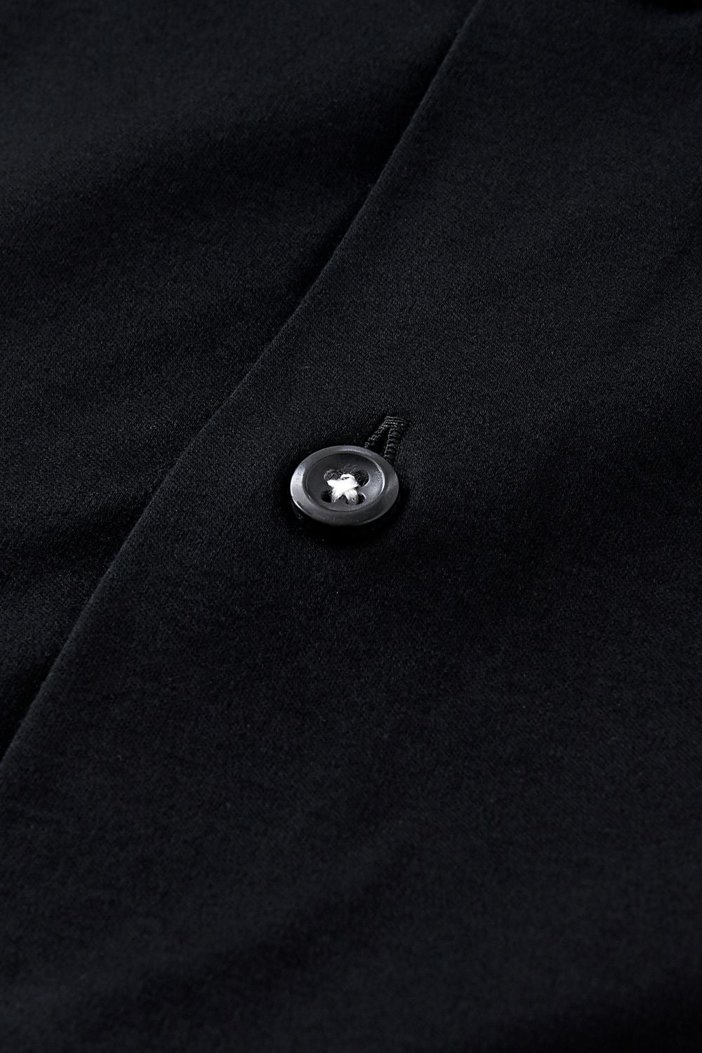 ワイシャツ ニットシャツ 8055-R02C-BLACK 生地