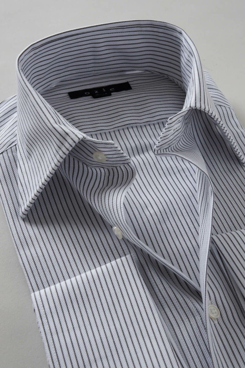 ワイシャツ 8004-R03A-GRAY-衿2