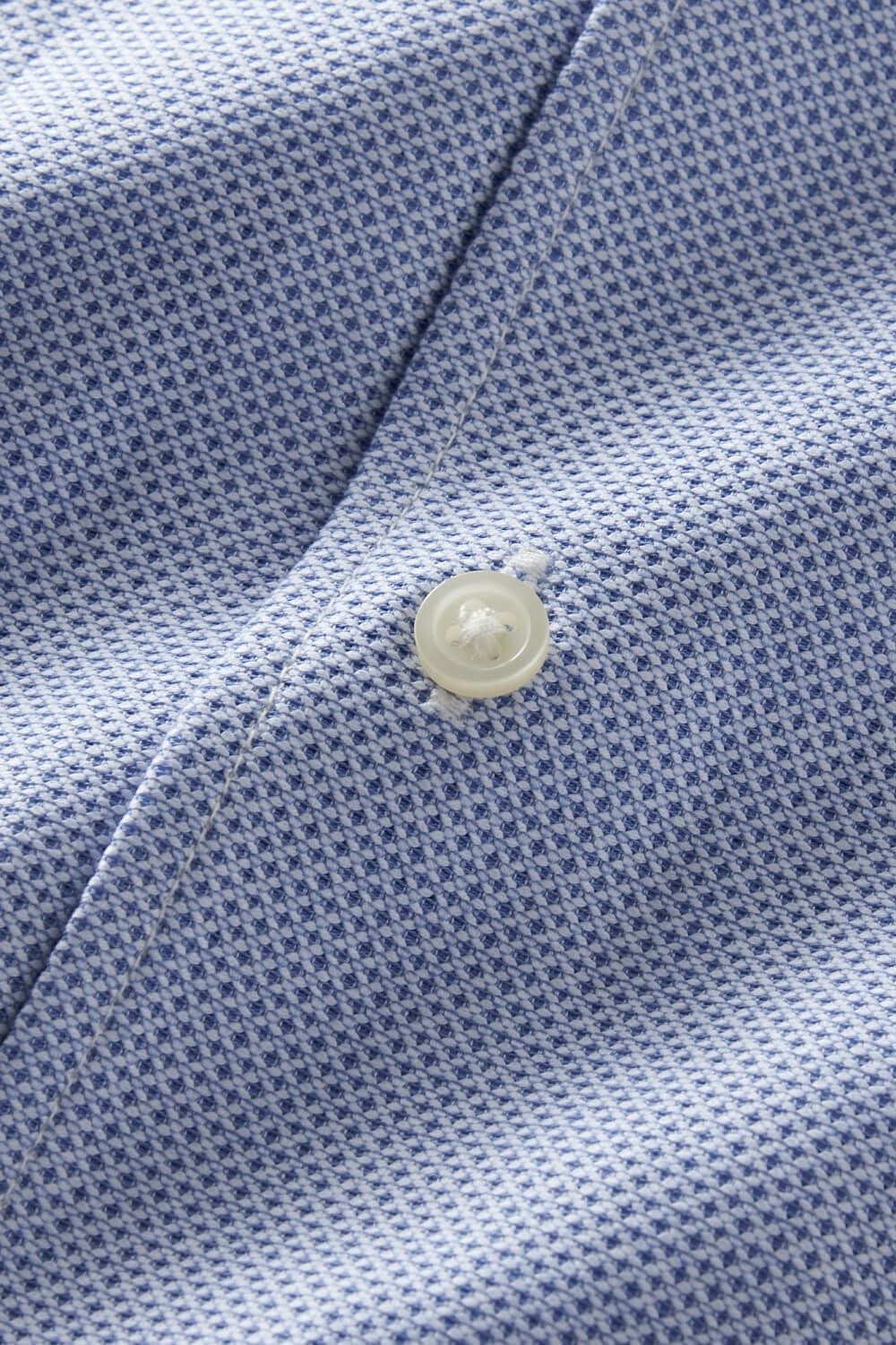 ワイシャツ 8045-R03A-BLUE-生地