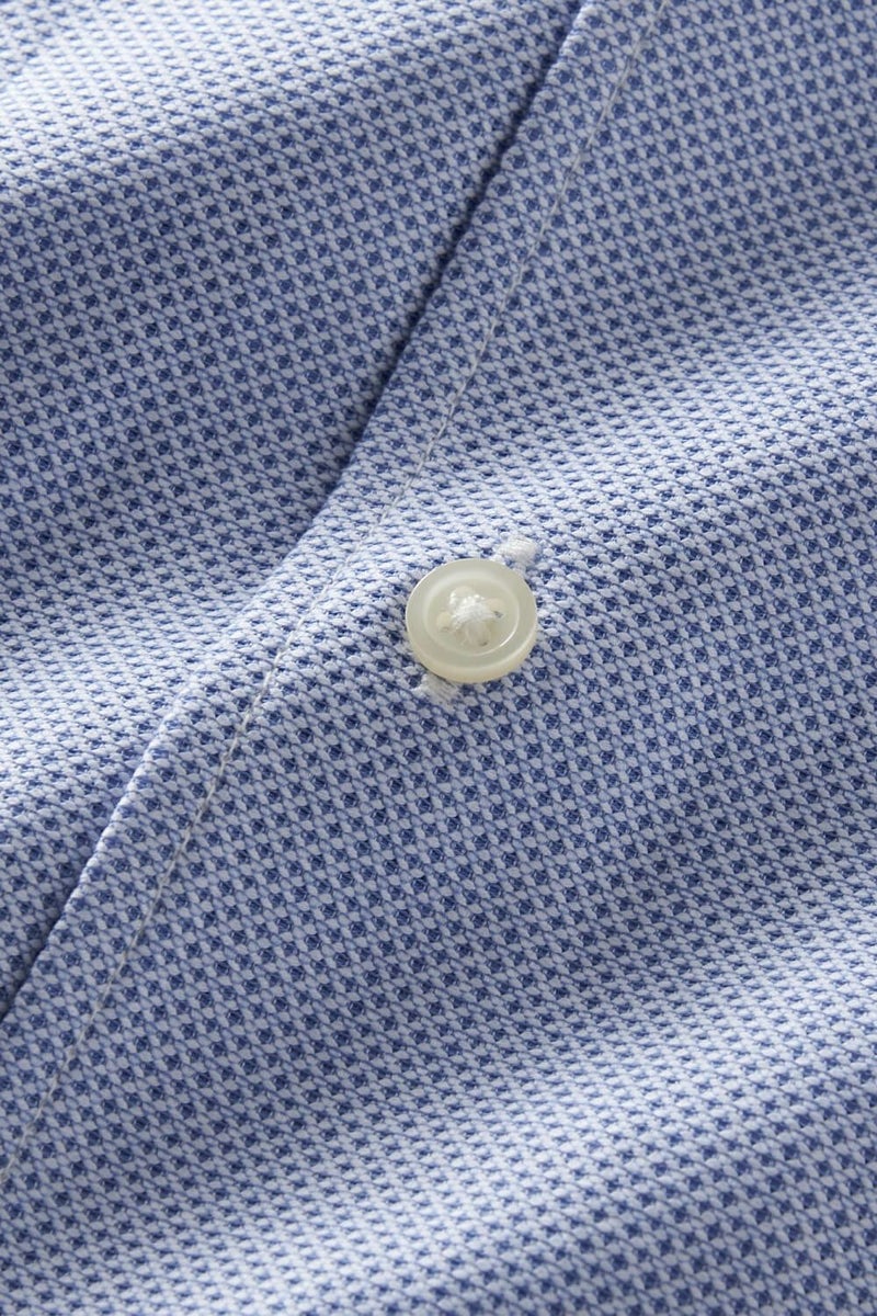 ワイシャツ 8045-R03A-BLUE-生地