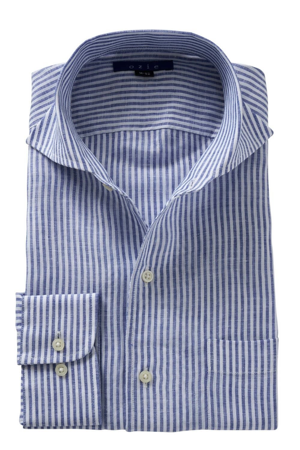 ワイシャツ 8045A-R03D-NAVY